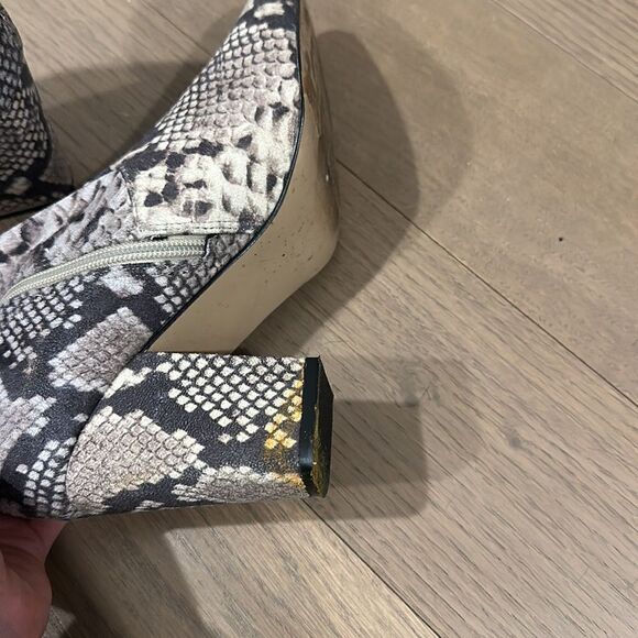COPY - Steve Madden Snake Print booties - Picture 3 of 5